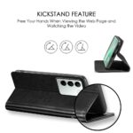 Shock Proof Flip Cover Back Case for Vivo V27 | Magnetic Wallet Leather Case with Stand - Image 8