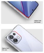 Transparent Back Cover Case for Oppo K13 5G | Raised Bumps for Full Device & Camera Protection Shockproof TPU Silicone Back Case Mobile Cover Transparent - Image 8