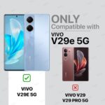 Back Cover for Vivo V29e 5G | Ultra Slim Soft Rubberised Case | Inner Velvet Fabric Lining | Matte Silicone Flexible Mobile Case | Camera Protection - Lilac - Image 2