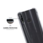 Flexible Shockproof Crystal Clear TPU Back Cover Case Full Protection with Cushioned Edges Clear TPU Back Case Cover for Vivo Z1 Pro - Transparent - Image 2