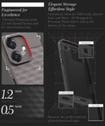 Back Cover for Oppo A3x 5G | A3x 4G | A3 5G with Hexa Cube Design | Ultra Slim Soft Rubberised Case | Inner Velvet Fabric | Matte Silicone Flexible Mobile Case | Camera Protection - Grey - Image 8