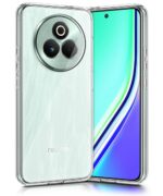 Transparent Back Cover Case for Realme P3 Pro 5G | Raised Bumps for Full Device & Camera Protection Shockproof TPU Silicone Back Case Mobile Cover Transparent - Image 2