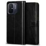 Shock Proof Flip Cover Back Case for Xiaomi Redmi 12C | Magnetic Wallet Leather Case with Stand - Image 2