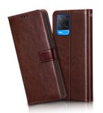 Shock Proof Flip Cover Back Case for Oppo A54 4G | Magnetic Wallet Leather Case with Stand - Image 2