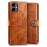 Shock Proof Flip Cover Back Case for Samsung Galaxy A06 | Magnetic Wallet Leather Case with Stand - Image 2