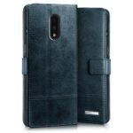 Shock Proof Flip Cover Back Case for Oneplus 7 | Magnetic Wallet Leather Case with Stand - Image 2