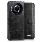 Shock Proof Flip Cover Back Case for Realme Narzo 60 Pro | Magnetic Wallet Leather Case with Stand - Image 2