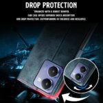 Shock Proof Flip Cover Back Case for Realme P3 Ultra 5G | Magnetic Wallet Leather Case with Stand - Image 4