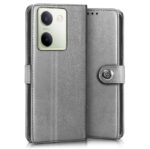 Shock Proof Flip Cover Back Case for Vivo Y200 Pro 5G | Magnetic Wallet Leather Case with Stand - Image 3