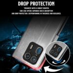 Shock Proof Flip Cover Back Case for Motorola Moto Edge 50 Ultra | Magnetic Wallet Leather Case with Stand - Image 8