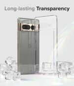 Crystal Clear Transparent Back Case Cover for Google Pixel 7 Pro | Full Device & Camera Protection Shockproof TPU | Flexible Silicone Back Cover Case Transparent - Image 4