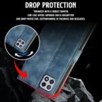 Shock Proof Flip Cover Back Case for Samsung Galaxy A22 5G | Magnetic Wallet Leather Case with Stand - Image 4