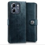 Shock Proof Flip Cover Back Case for Infinix Smart 9 Hd | Magnetic Wallet Leather Case with Stand - Image 2
