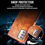 Shock Proof Flip Cover Back Case for Nokia G42 5G | Magnetic Wallet Leather Case with Stand - Image 4