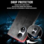 Shock Proof Flip Cover Back Case for Vivo Y100 5G | Magnetic Wallet Leather Case with Stand - Image 6