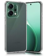 Transparent Back Cover Case for Oppo Reno 14 Pro 5G | Raised Bumps for Full Device & Camera Protection Shockproof TPU Silicone Back Case Mobile Cover Transparent - Image 2