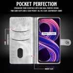 Shock Proof Flip Cover Back Case for Realme Narzo 30 5G | Magnetic Wallet Leather Case with Stand - Image 4