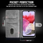 Shock Proof Flip Cover Back Case for Samsung Galaxy M34 5G | Magnetic Wallet Leather Case with Stand - Image 4