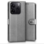 Shock Proof Flip Cover Back Case for Redmi Note 14 Se 5G | Magnetic Wallet Leather Case with Stand - Image 4