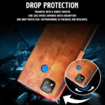 Shock Proof Flip Cover Back Case for Xiaomi Mi Redmi 9 | Magnetic Wallet Leather Case with Stand - Image 6