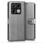 Shock Proof Flip Cover Back Case for Infinix Gt 20 Pro | Magnetic Wallet Leather Case with Stand - Image 3