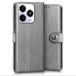 Shock Proof Flip Cover Back Case for Realme Narzo N63 | Magnetic Wallet Leather Case with Stand - Image 3