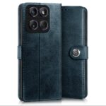 Shock Proof Flip Cover Back Case for Motorola Moto Edge 60 Stylus 5G | Magnetic Wallet Leather Case with Stand - Image 2