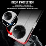 Shock Proof Flip Cover Back Case for Mi Redmi A3 | Magnetic Wallet Leather Case with Stand - Image 7