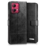 Shock Proof Flip Cover Back Case for Motorola Moto G84 5G | Magnetic Wallet Leather Case with Stand - Image 4