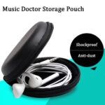Multipurpose Case Kit for Earphones & Bluetooth Wireless Accessories | Shockproof Protective Mini Pouch for Data Cable and Pen Drives | Pocket Pouch  Black - Image 2