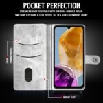Shock Proof Flip Cover Back Case for Samsung Galaxy M15 5G Prime Edition | Magnetic Wallet Leather Case with Stand - Image 6