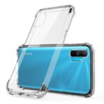 Realme C3 Shockproof Back Cover Case | Flexible Protective Cushioned Edges Crystal Clear TPU Bumper Corners Back Case Cover for Realme C3 Transparent - Image 2