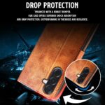 Shock Proof Flip Cover Back Case for Samsung Galaxy A36 5G | Magnetic Wallet Leather Case with Stand - Image 6