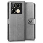 Shock Proof Flip Cover Back Case for Infinix Note 40 Pro | Magnetic Wallet Leather Case with Stand - Image 2