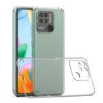 kelpuj Crystal Clear TPU Back Cover for Compatible with Redmi 10 Power/Redmi 10 (2022) | Flexible Shockproof Case with Cushioned Edges Transparent