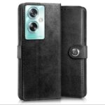 Shock Proof Flip Cover Back Case for Oppo A79 5G | Magnetic Wallet Leather Case with Stand - Image 4