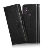 Shock Proof Flip Cover Back Case for Motorola Moto G30 | Magnetic Wallet Leather Case with Stand - Image 2