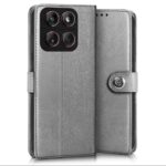 Shock Proof Flip Cover Back Case for Moto Edge 60 Fusion | Magnetic Wallet Leather Case with Stand - Image 2