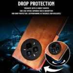 Shock Proof Flip Cover Back Case for Realme 14 Pro Plus 5G | Magnetic Wallet Leather Case with Stand - Image 6