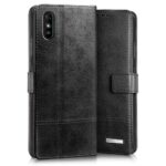 Shock Proof Flip Cover Back Case for Xiaomi Mi Redmi 9A | Magnetic Wallet Leather Case with Stand - Image 2