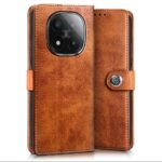 Shock Proof Flip Cover Back Case for Redmi Note 14 Pro Plus 5G | Magnetic Wallet Leather Case with Stand - Image 4