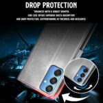 Shock Proof Flip Cover Back Case for Samsung Galaxy M15 5G Prime Edition | Magnetic Wallet Leather Case with Stand - Image 6