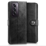 Shock Proof Flip Cover Back Case for Oppo Reno 12 Pro 5G | Magnetic Wallet Leather Case with Stand - Image 3