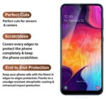 EdgetoEdge Screen Protection Tempered Glass for Samsung Galaxy A10 | Galaxy A10s | Galaxy M10 | Galaxy M01s with Easy Installation Kit Full Glue 6D Screen Guard  Black - Image 2