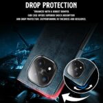 Shock Proof Flip Cover Back Case for Redmi Note 14 Pro Plus 5G | Magnetic Wallet Leather Case with Stand - Image 5