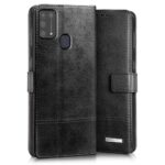 Shock Proof Flip Cover Back Case for Samsung Galaxy M31 Prime | Magnetic Wallet Leather Case with Stand - Image 2