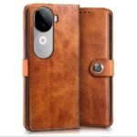 Shock Proof Flip Cover Back Case for Iqoo Z9S 5G | Magnetic Wallet Leather Case with Stand - Image 3