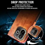 Shock Proof Flip Cover Back Case for Tecno Pop 9 5G | Magnetic Wallet Leather Case with Stand - Image 5