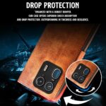 Shock Proof Flip Cover Back Case for Motorola Moto Edge 50 Ultra | Magnetic Wallet Leather Case with Stand - Image 5