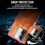 Shock Proof Flip Cover Back Case for Iqoo Z9 5G | Magnetic Wallet Leather Case with Stand - Image 8